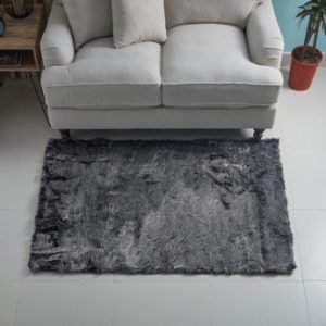 Faux sheep skin rug - living room design essentials