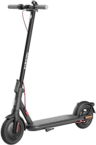black electric scooter