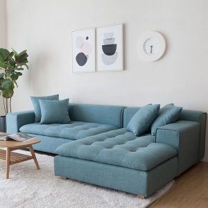IF 8 L-shape Sofa-Blue from Homzmart
